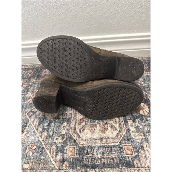 Rockport Cobb Hill sz 6M Olive Suede Natashya Bootie Women’s Wore Once - Picture 6 of 7